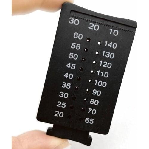 1PC Dental gutta percha Cutter measering endo rulers Endodontic Span Measure Scale dentist tools