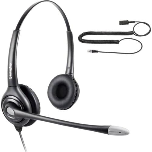 Headset with microphone For Gigaset Plantronic Toshiba Zultys Comdial ShoreTel S iemens Polycom VVX300 VVX400 VVX500 phones