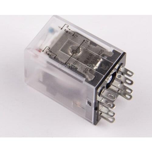 2PCS HH52P Power Relay 5A 220VAC 30VDC Generator Relay 8 pin coil high quality general purpose voltage relays electrical