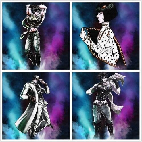 Canvas Poster HD Printed Painting JoJos Bizarre Adventure Japan Anime Pictures Modular For Living Room Home Decoration Wall Art