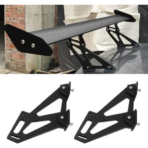 Rear Wing Trunk Racing Tail Spoiler Legs Mount Brackets Spoiler Hatchback Universal Car CNC Aluminum Alloy Car Accessories