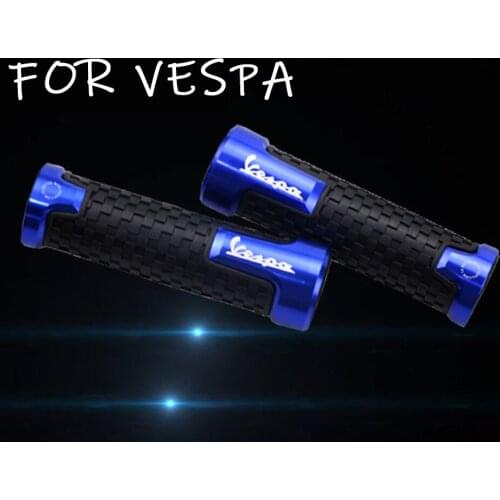 Motorcycle Motobike Aluminium alloy HANDLEBAR Rubber GEL HAND Grips END brake Handle grip For Vespa
