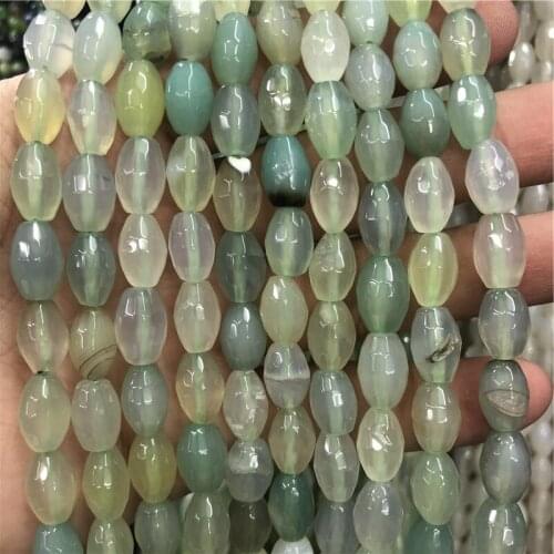 5/String 38CM 200g Charming Rice Beads, Agate Beads Made Into Bracelets And Necklaces, Suitable For Womens Jewelry Gifts