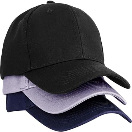 Men Women Solid Color Plain Baseball Cap Dad Hat Adjustable Low Profile Street Hip Hop Trucker Cap Fashion New Style 2021