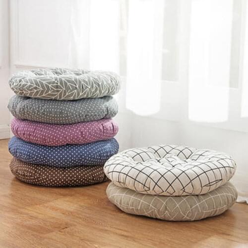 Simple Thicken Chair Cushion Round Car Seat Mat Tatami Floor Mat Floor Mat Decorative Pillow