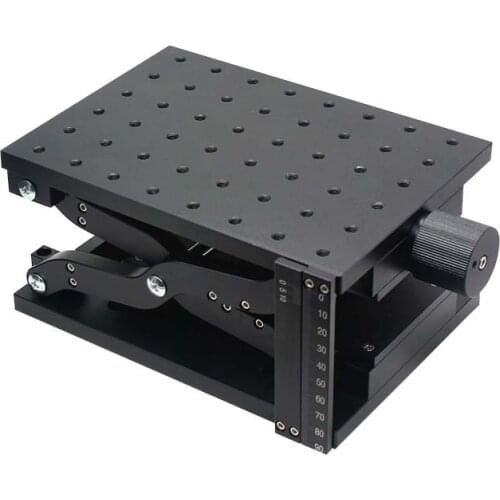 Z Axis Manual Lifting Table Lab Optical Platform Stage 120mm