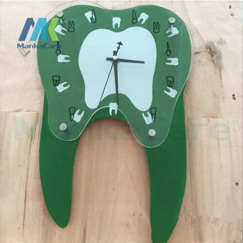 Dental Watch/Dental wall clock creative personality Dental Accessories teeth shape wall clock craft clock Dental Clinic gifts