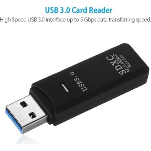 USB 3.0 Interface Card Reader SD High Speed TF Card Reader Kit Support SDXC Drop Shipping Wholesale