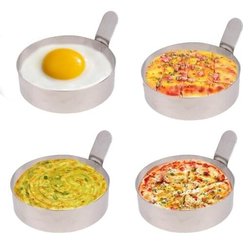 Stainless Steel Fried Egg Shaper Pancake Mould Omelette Mold Frying Egg Cooking Tools Kitchen Accessories Gadget
