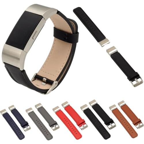 Essidi Breathable Leather Watch Band Strap For Fitbit Charge 2 Quick Release Wristband Loop Buckle For Fitbit Charge 2