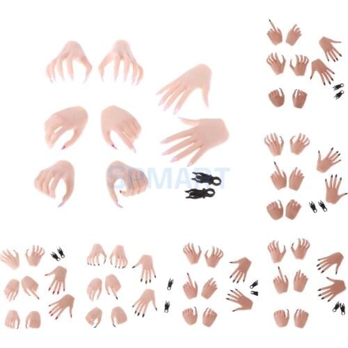 1/6 Scale Claw Shaped Hand Models for 12inch Female Action Figure Body Parts
