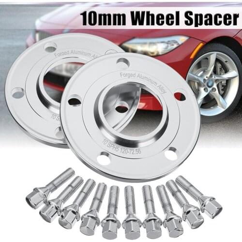 10mm Hub Alloy Centric Wheels Spacers Hubcentric Kit For BMW E36 E46 E60 E90 E92