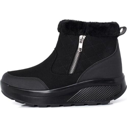 2020 Snow Boots Waterproof Ankle Boots For Women Boots Female Winter Shoes Women Booties Plush Warm Women Winter Boots Mujer