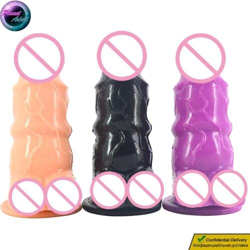 Thick Dragon Dildo Dick Anal Plug Masturbator PVC Animal Penis Magic Wand Pussy Prostate Masturbation Sex Toys for Women Gay Men