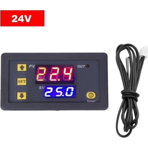 3230 Temperature Controller Digital Display Thermostat Module Temperature Control Switch Micro Heating Cooling Temperature Contr