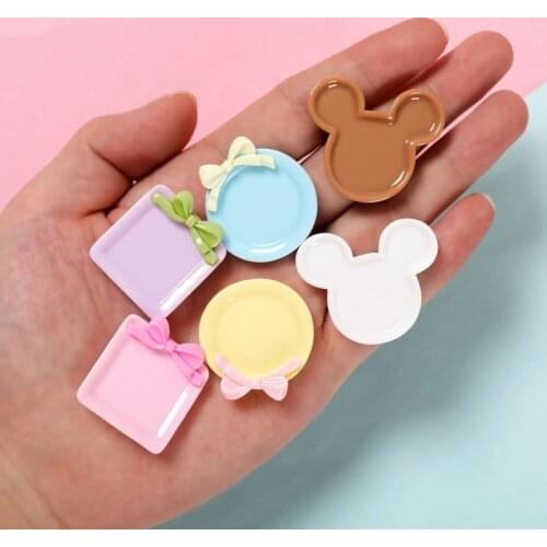 5 Pcs Mini Plate for BJD Doll House Decoration Pretend Play Toy for Kids