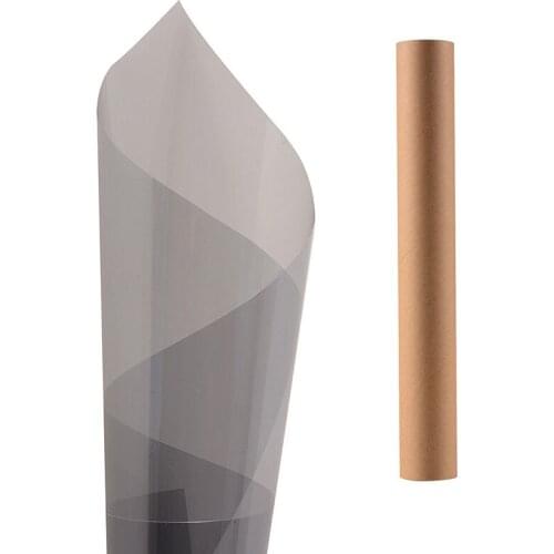 50cmX200cm high quality professional solar sun control VLT 50% Charcoal car window dyed PET film