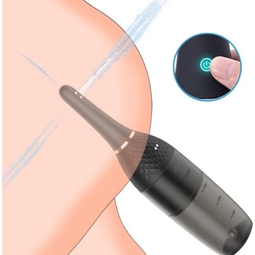 Anal cleaner Safe Materials Rectal Syringe Stream Douche Enema Colon Irrigation Vibrator Vaginal Cleaner Tool for Men and Women