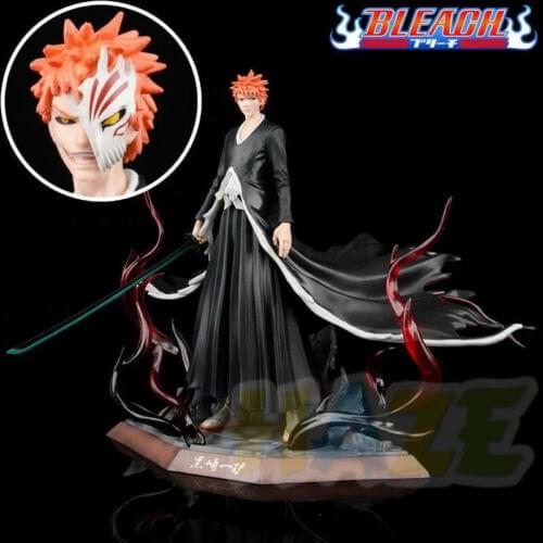 Anime BLEACH Kurosaki ichigo PVC Figure Model Toy 28cm New