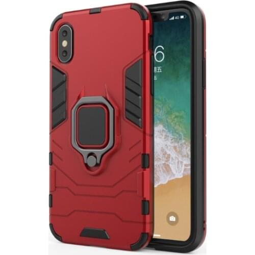 Armor Phone Case With Kick Stand Ring for iPhone 11 12 Pro X Xs Max Mini SE 6 7 8 Plus