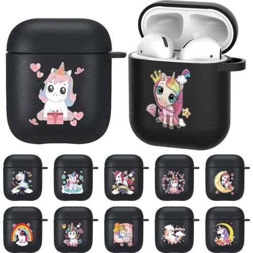 Earphone Case for AirPod 1/2 Case Silicone Charging Headphones Case for Air Pods Case Cute Cartoon Pattern Protective Soft Cover