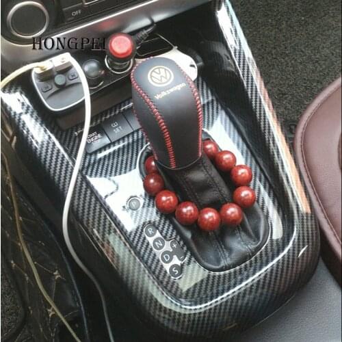 For VW Volkswagen Jetta MK6 2011-2014 Interior Gear Shift Box Panel cover Sticker trim Car Left Hand Drive Accessories