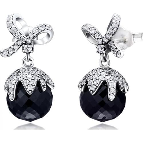 Elegant Beauty Earring 100% 925 Sterling-Silver-Jewelry Free Shipping