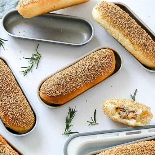 Oval Shape Loaf Pan Toast Bread Mold Cake Mold Carbon Steel Loaf Pastry Baking Bakeware DIY Non Stick Pan Kitchen Supplies