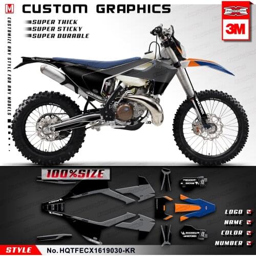 KUNGFU GRAPHICS Off-road Sticker Personalized Full Wrap Kit Fit TE FE TX FX FS TC FC 125 300 350 450 2016 2017 2018 2019