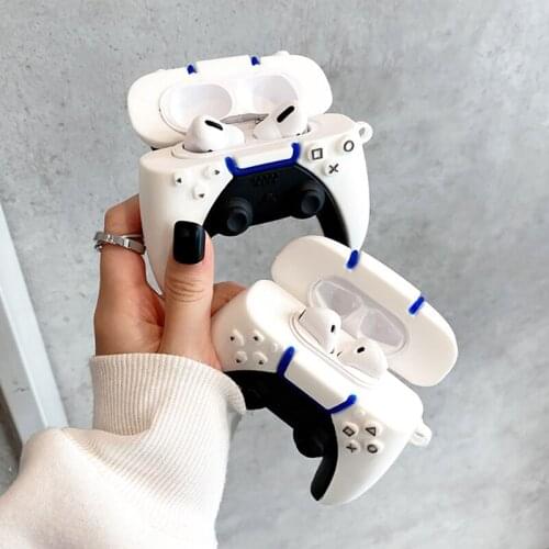 Fashion Handheld Game Console Gamepad Case For Apple Airpods1 2 Pro Silicone Shockproof Headset Protective Cover