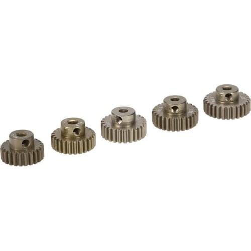 M0.6 3.175mm 23T 24T 25T 26T 27T 0.6 Module Pinion Motor Gear for 1/8 1/10 RC Off-road Buggy Truck Brushed Brushless Motor