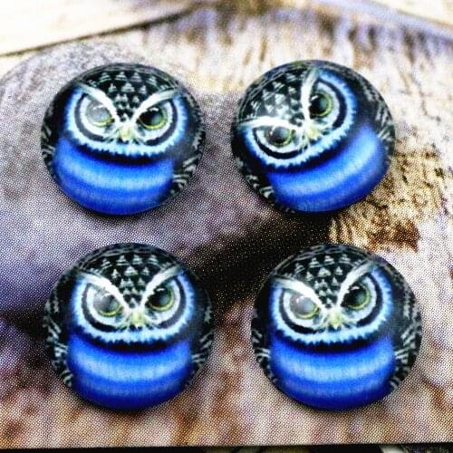 New Fashion 20pcs 12mm Handmade Photo Glass Cabochons (E2-48)