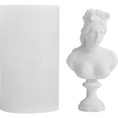 New DIY 3D Body Mould Wax Candle Mold Aromatherapy Plaster Candle 3D Silicone Mold Hand-made Aroma Wax Soap Candles Mold