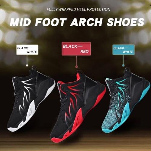 Flat foot orthopedic shoes arch support foot valgus correction foot pain heel pain plantar fasciitis high-top sports mens shoes