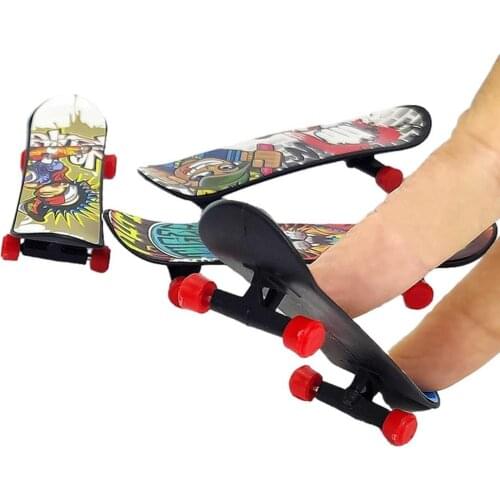 Innovative Printing Professional Alloy Stand FingerBoard Skateboard Mini Finger Boards Skate Truck Finger Skateboard For Kid Toy