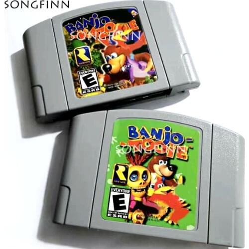 Grey Shell For 64bit game ** Banjo Kazooie Banjo-Tooie USA Version English Language Save