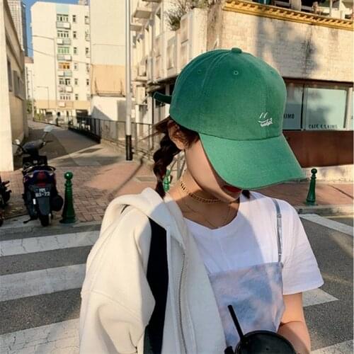 Hat Womens New Simple Soft Top Baseball Cap Korean Fashion Sun Protection Spring / Summer Adjustable Cap