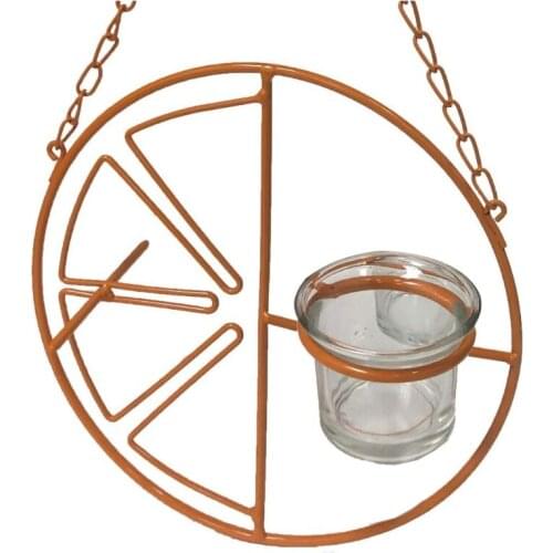 Outdoor Clementine Oriole Feeder Orange Hanging Bird Feeder Fruit Automatic Feeding Tool