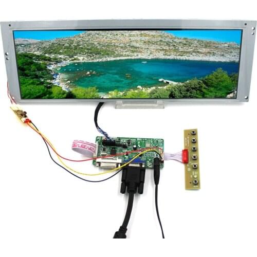 14.9inch LTA149B780F 1280x390 LCD with VGA DVI LCD Controller Board for Arcade Marquee /DMD Virtual Pinball /Car Gauge Monitor