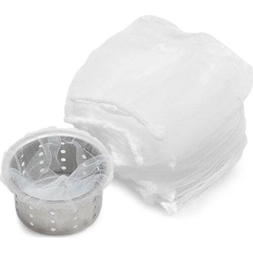 100 Pcs Sewer Water Filter Disposable Kitchen Sink Strainer Bag Shower Sink Hair Rubbish Storage Mesh Bag Sewer Water Filter