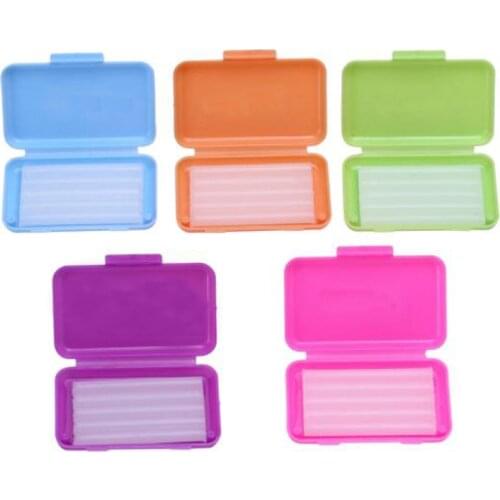 3 Box Fruit Oral Ulcer Teeth Whitening Oral Hygiene Dental Orthodontics Ortho Wax Mint Mix Scent For Braces Bracket Gum