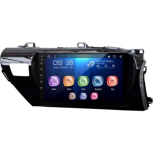 Allways 10.1" IPS Screen Android 9.0 Octa-core Ram 2GB Rom 32GB Car Multimedia for Toyota Hilux (RHD) 2017 with Full touch