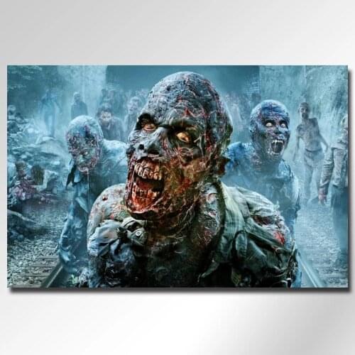 Full 5D diamond painting Zombie the walking Dead DIY diamond embroidery diamond mosaic Sale Cross stitch Home decor BY1227