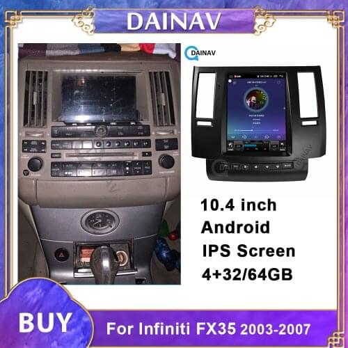 Vertical Screen 2 Din Android Car Radio For Infiniti fx35 2006 Car Autoradio GPS Navigation Multimedia DVD player