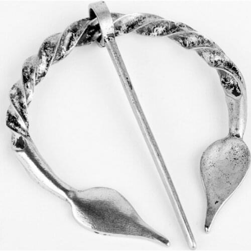 Viking Brooch Collection Vintage Penannular Shoulder Shawl Scarf Clasp Cloak Pin Medieval Jewelry Norse Viking Metal Pin Badge