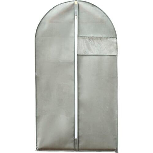 Clothes Anti Dust Cover Non Woven Fabric Pack Case Closet Hanging Coat Suit Garment Protect Wrap Storage Bag Wardrobe Organizer