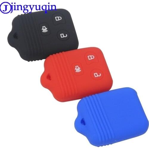 Jingyuqin 10ps Remote Control Shell 3 Buttons 2+1panic Car Keys Cover Case Fob Case Styling 2017 For Ford E-Series/EconolineClub