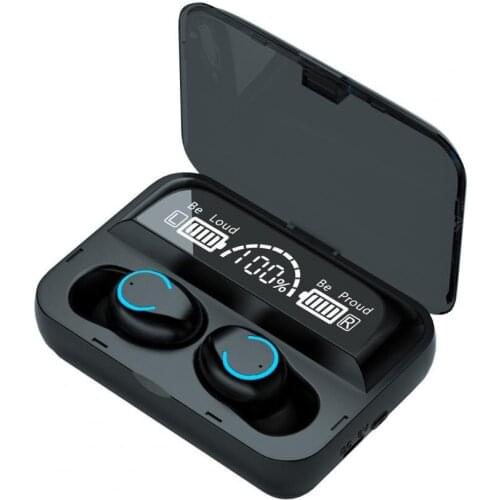 F9-47 TWS Mini Touch Control In-ear Bluetooth Earphones Sports Headsets with Flashlight Handsfree With Microphone