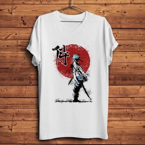 Samurai Descendant Sakata Gintoki GINTAMA funny anime t-shirt homme new short t shirt men casual tshirt unisex manga streetwear