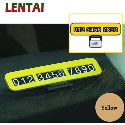 LENTAI For Renault megane 2 3 duster Nissan qashqai j11 juke Seat leon ibiza 1Set Concealed Car Parking Card Luminous stickers